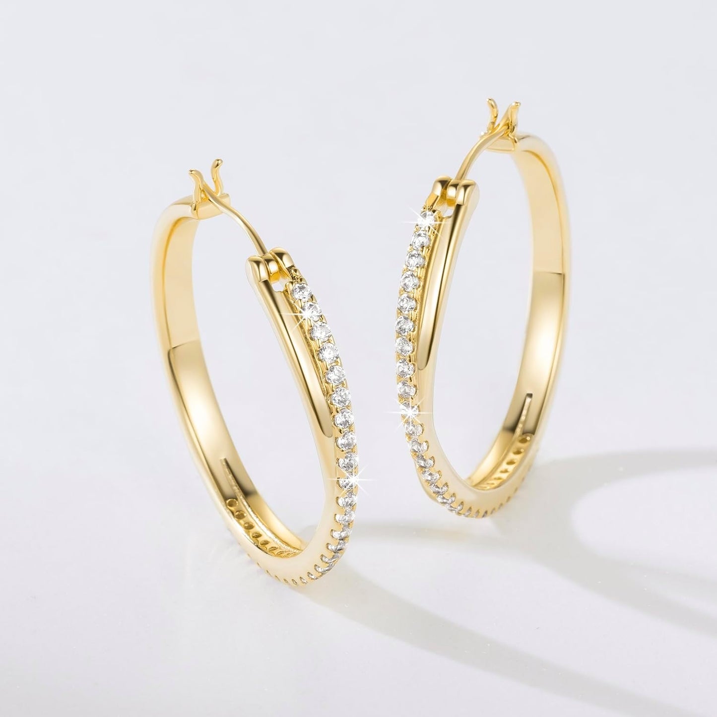Hoop Earrings 14K