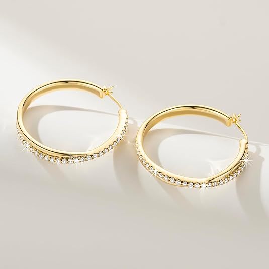 Hoop Earrings 14K