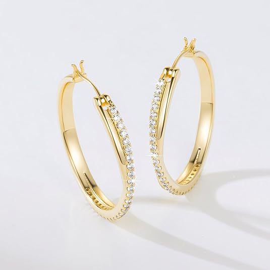 Hoop Earrings 14K