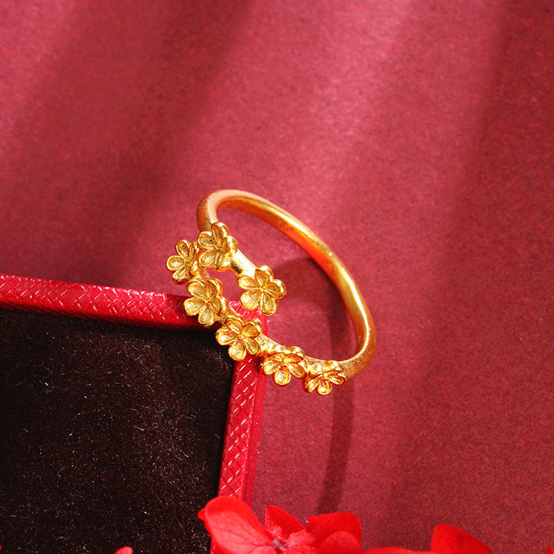 Cherry Blossom Bypass Ring