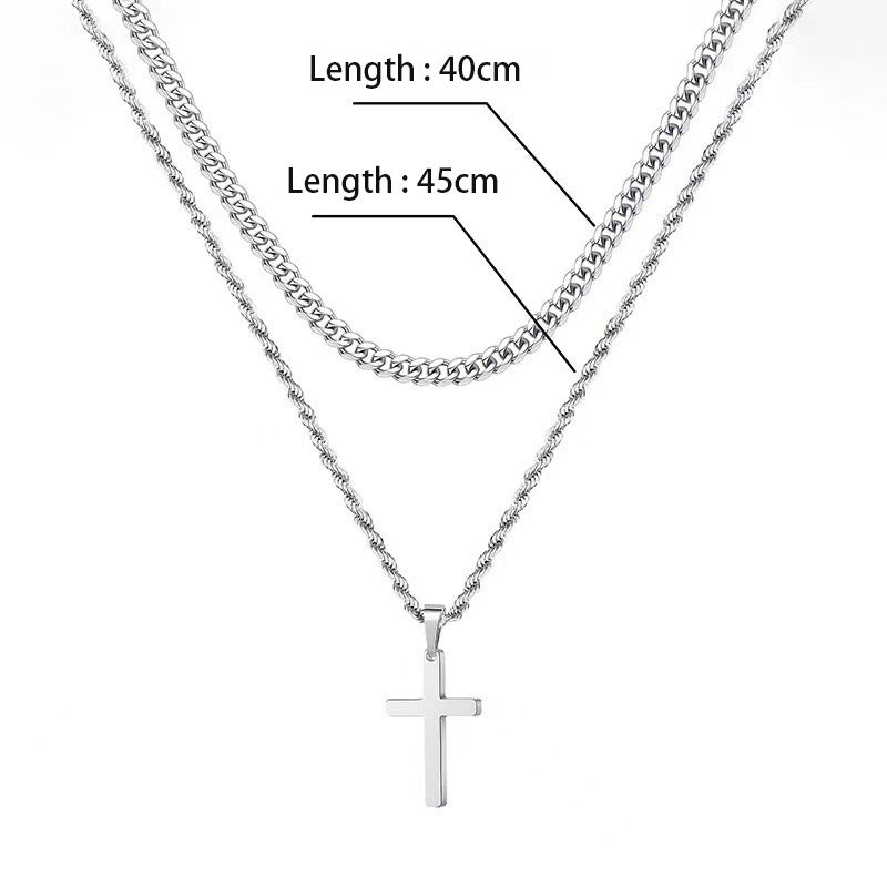 Cross Necklace for Men