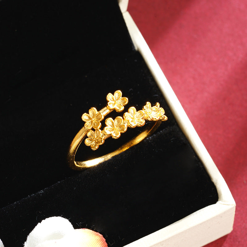 Cherry Blossom Bypass Ring