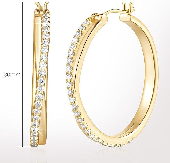 Hoop Earrings 14K