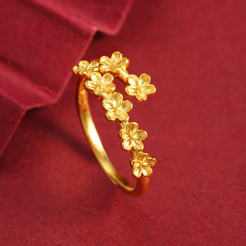 Cherry Blossom Bypass Ring