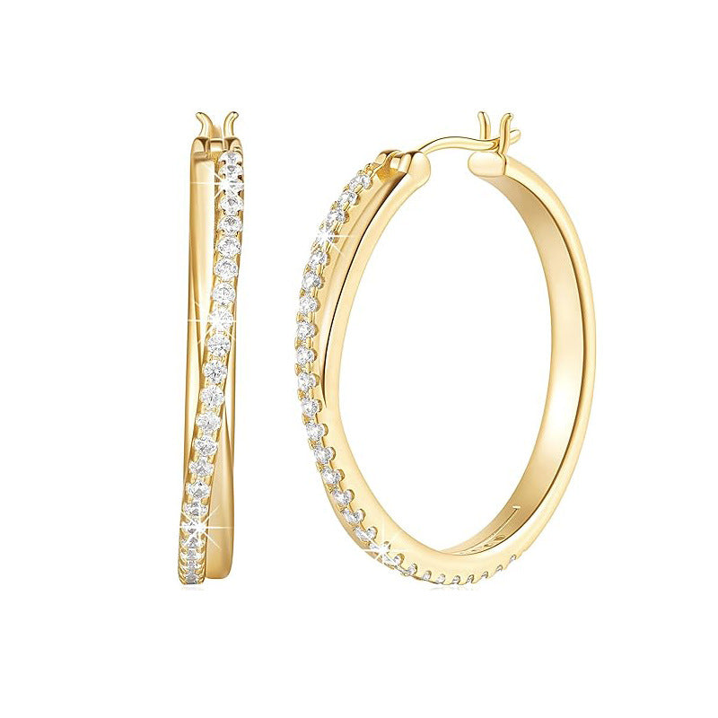 Hoop Earrings 14K