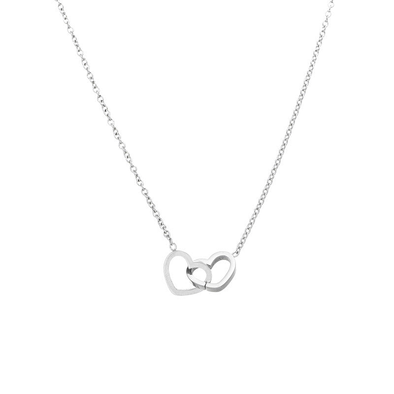 Double Heart Necklace