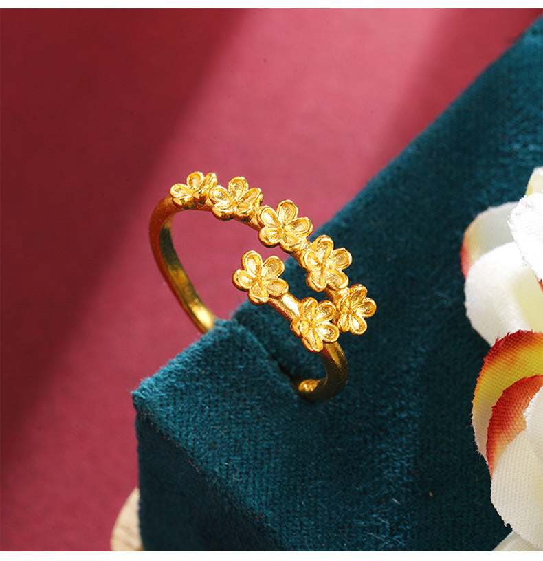 Cherry Blossom Bypass Ring