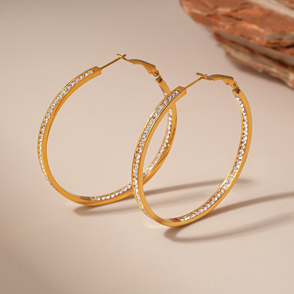 14K Gold Hoop Earrings