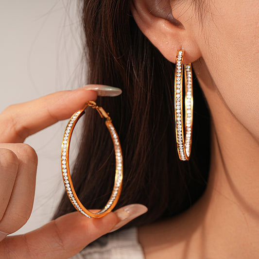 14K Gold Hoop Earrings