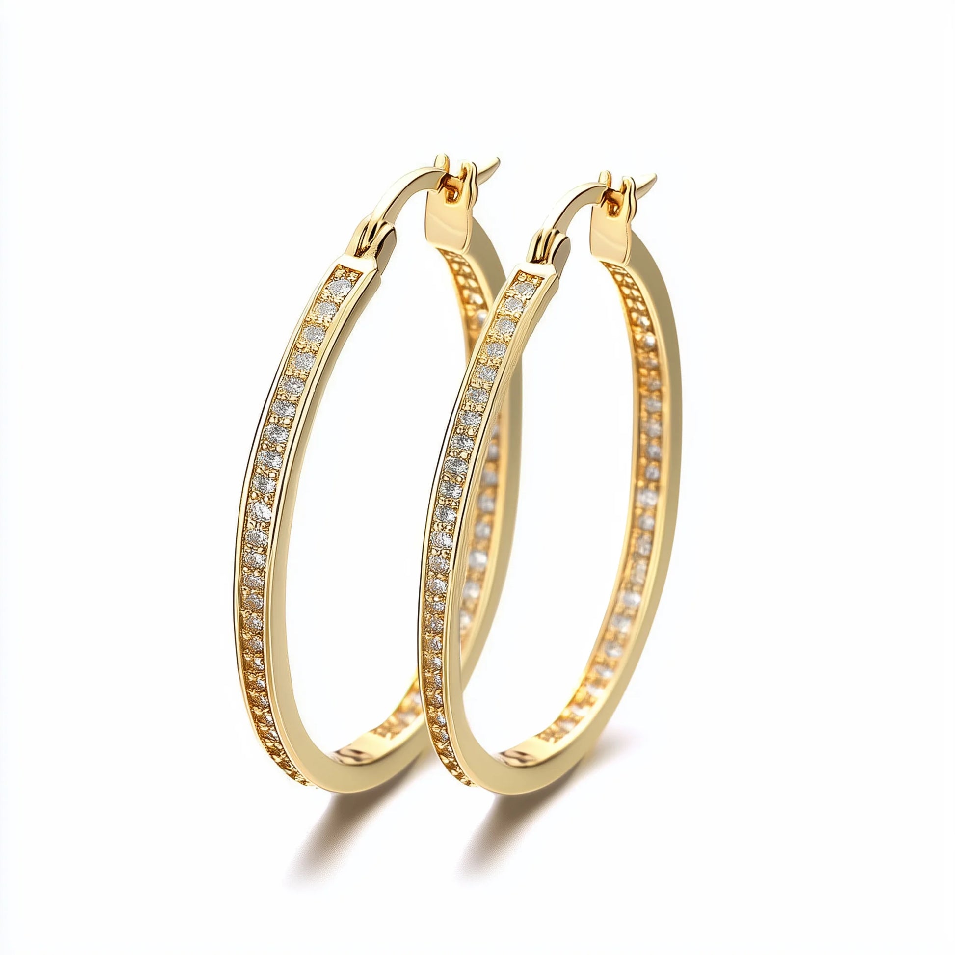 14K Gold Hoop Earrings 