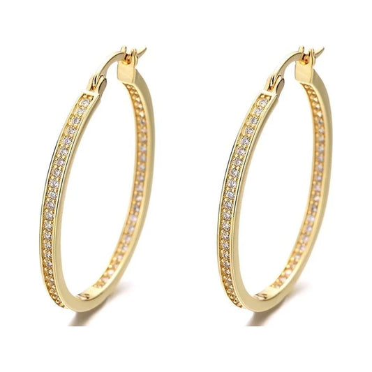 14K Gold Hoop Earrings 