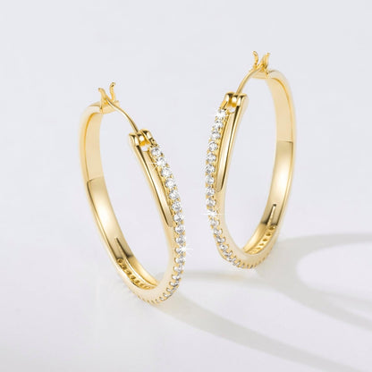 Hoop Earrings 14K 