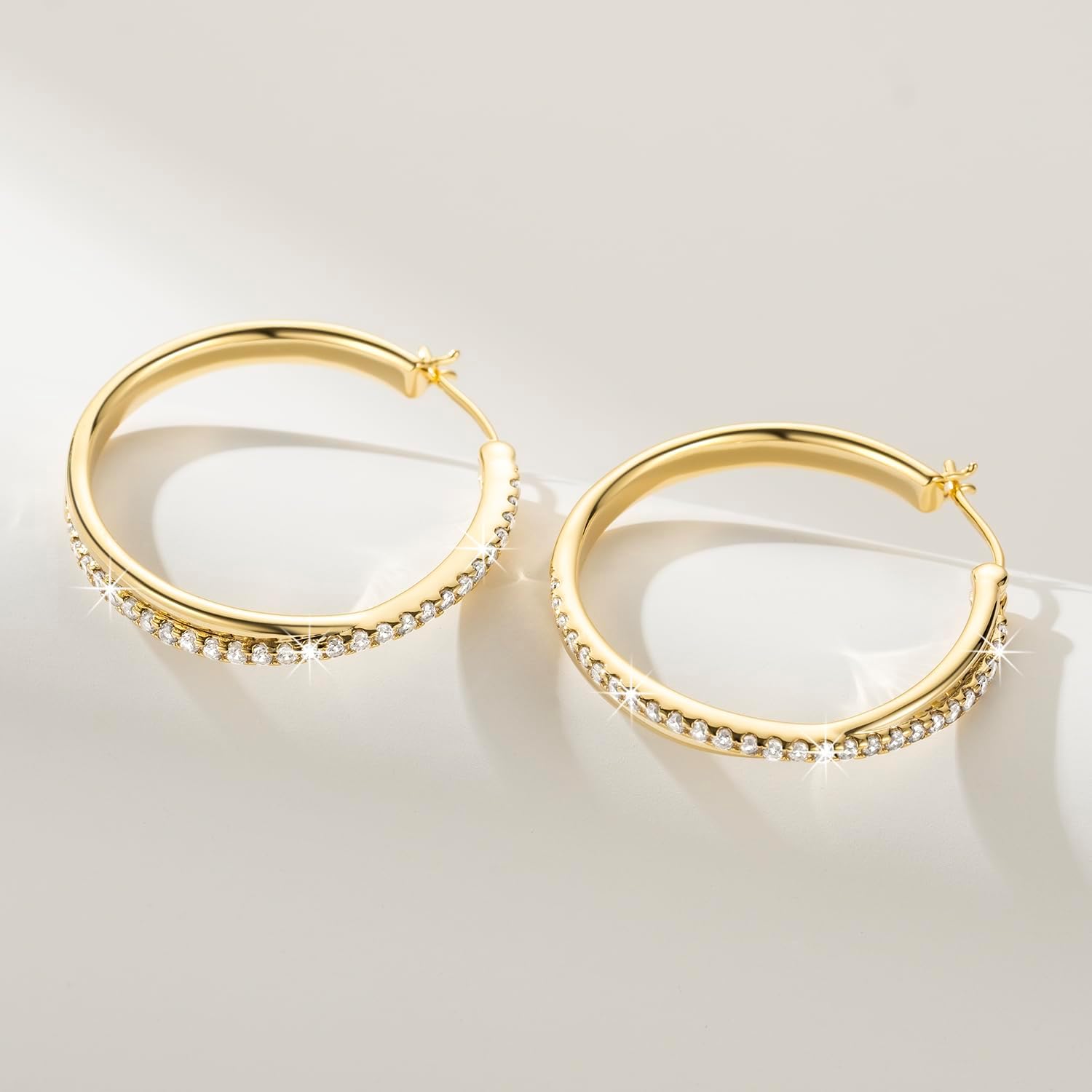 Hoop Earrings 14K 