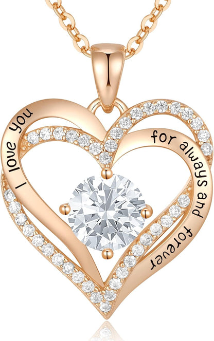 Forever Love Heart Necklaces 