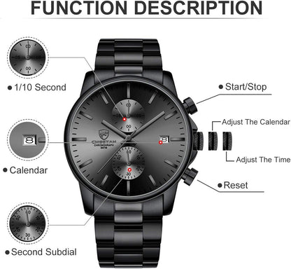  Stylish Men's Watch - Perfect for Every Occasion