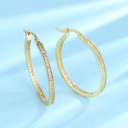 14K Gold Hoop Earrings 