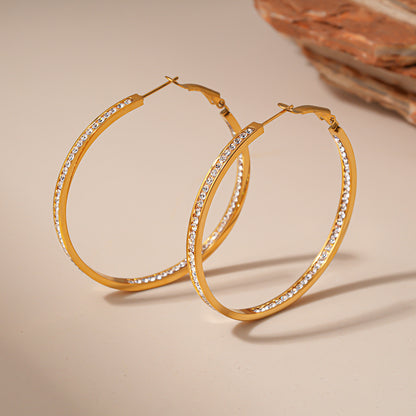 14K Gold Hoop Earrings 